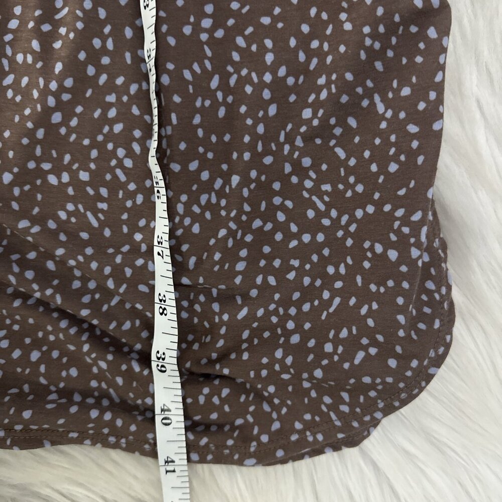 Prana womens XS brown geo pattern strappy hiking dress built in bra - Picture 6 of 13
